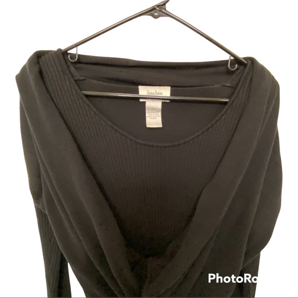 Neiman Marcus Exclusive Women Long Cowl-Neck Pullover Sweater Size Small - Picture 5 of 13